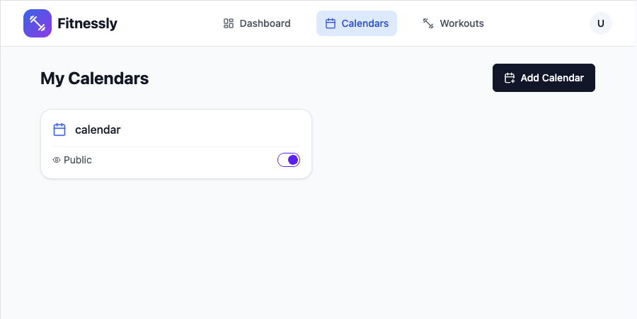 Step 2: Select your calendar